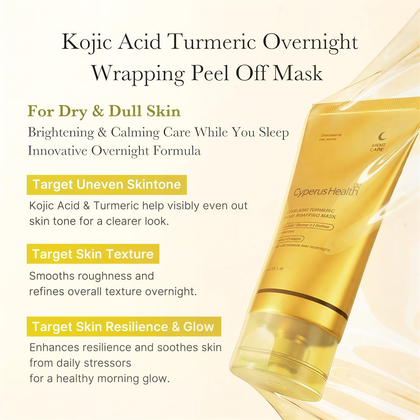Kojic Acid Turmeric Overnight Mask